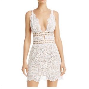 For Love and Lemons White Mini Dress